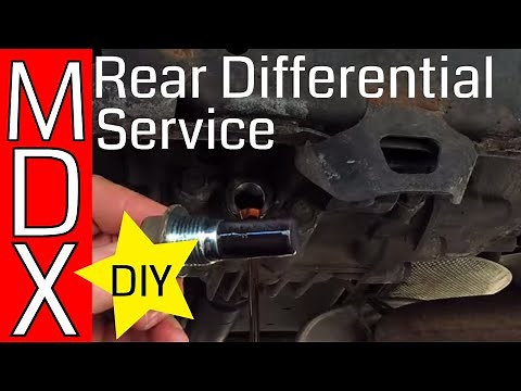 2015 MDX Rear Differential Fluid Change