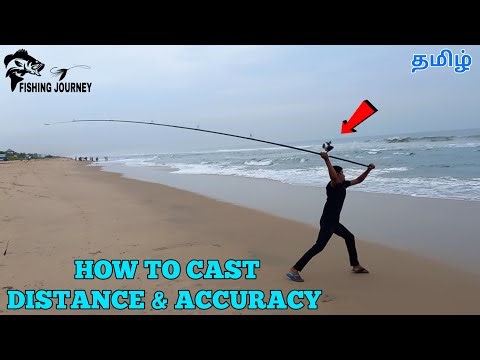 How To Cast A Surf Rod For Sea Shore Fishing