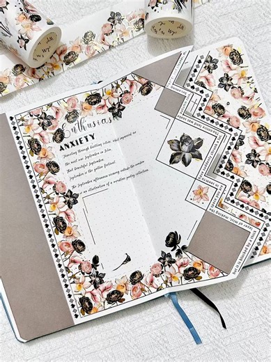 The Washi Tape Shop on Instagram: "thewashitapeshop.com ASMR Aesthetic Journaling Don't forget our Boxing Week Sale is ongoing: Use code BOX for 20% off SITEWIDE. Products used: Auric Rose Washi Tape Sticker Set (GILDED) Pixel Dash Slim Washi/PET Tape Set Journal: WT Haze Blue Bullet Journal #newarrivals #washitape #sticker #stickers #washitape #thewashitapeshop #newarrival #journal #creativejournaling #creativejournal #asmrjournal #journalasmr #scrapbookideas #scrapbookasmr #scrapbookingideas #