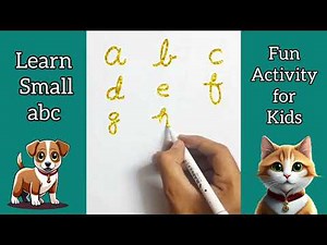 小さな abc の書き方を学びましょう || abc を学ぶ || Abc の歌 || ABC ライティング ||アルファベットを学ぶ || A から O ||簡単な方法