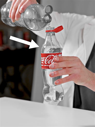 Garlic and Toothpaste Experiment for Clear Coca-Cola