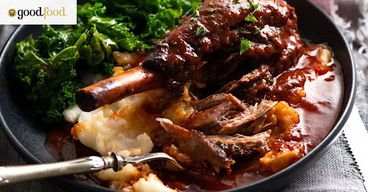 RecipeTin Eats x Good Food: Slow-cooked lamb shanks in red wine sauce