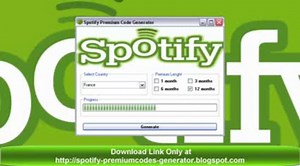Free Spotify Premium Code Generator [No Survey][Working][12 Months Subscription] 2013