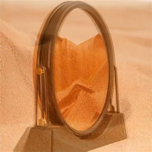 Mesmerizing Orange Sand Art – Relax & Watch the Flow 🌊✨