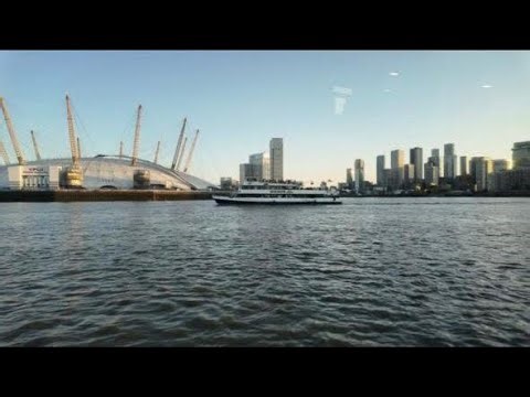 The O2 Arena| IFS Cloud Greenwich Peninsula |Cable Cars |London United Kingdom Sunset Walk 2025