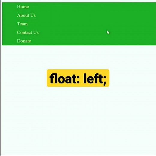 float: left; in css | css tutorial #shorts #html #css
