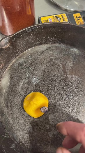 Cast Iron Rust Removal with Lemon and Salt