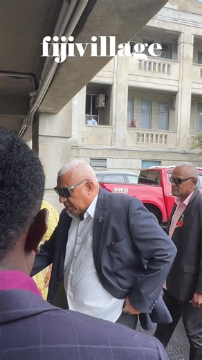 Fiji’s former Prime Minister, Voreqe Bainimarama arrives at court today for the commencement of his sentencing Live Updates here; https://www.fijivillage.com/news/UPDATES-Bainimarama-sentencing-underway-x8rf54/ #FijiNews | fijivillage