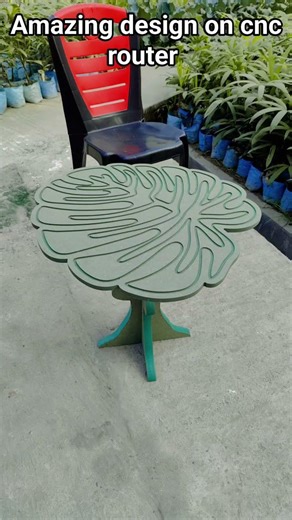 beautiful garedn table by CNC Router #garden_table#cncrouter