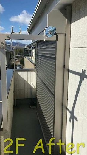 文化シャッター 後付け用施工しました！