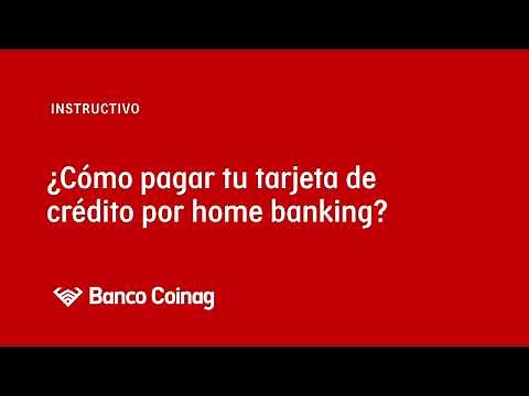¿Tenés que pagar tu Tarjeta de Crédito? Hacelo por Home Banking