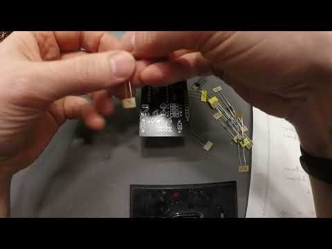 Build video for the Beaks (Mutable Instruments Peaks Through hole PWM version)