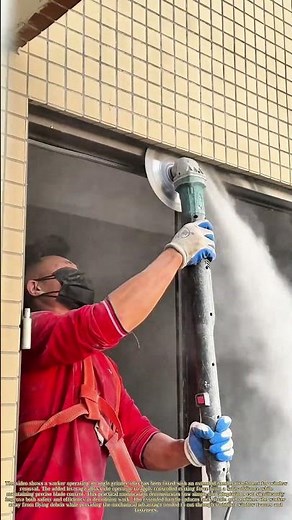 Extending the Reach: How a Simple Modification Transforms Angle Grinder into Demolition Tool