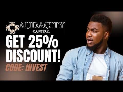 Audacity Capital 25% OFF Discount Code "INVEST" (Longest Running Prop Firm Deal 2026 🚀)