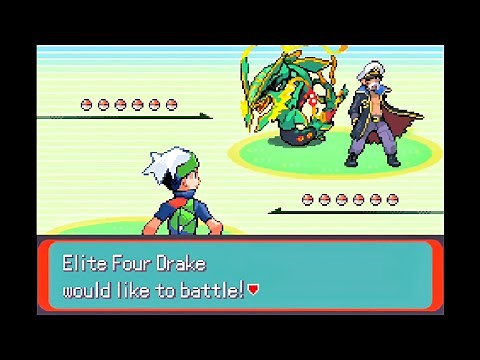 Pokemon Emerald Imperium - Elite Four Drake @ Sky Pillar (Mega Rayquaza, Doubles)