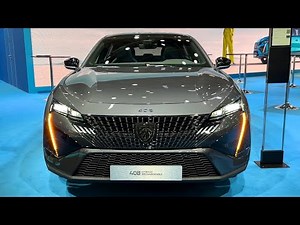 New PEUGEOT 408 2023 - FULL visual REVIEW (exterior, interior, specs) Titanium Grey