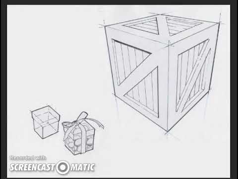 Two Point Perspective Things in Boxes