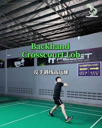 Mastering the Backhand Crosscourt Lob in Badminton