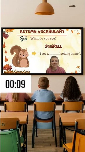 Autumn Vocabulary | Autumn ESL Lesson Plan #eslteacher #teachenglish #englishteacher #english #esl