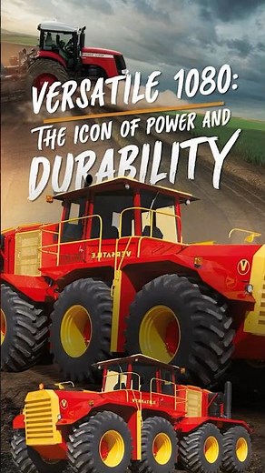 RARE Monster Tractor! 🚜 Only 25 Ever Built – Versatile 1080 #tractor