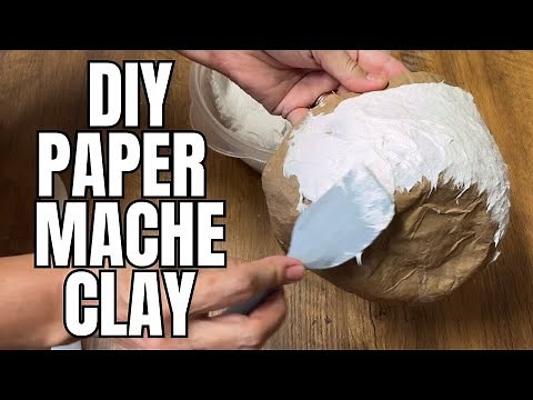 How To Make Paper Mache Clay In Minutes!