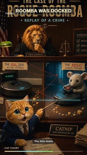 Cat Court: The Roomba Had an Alibi