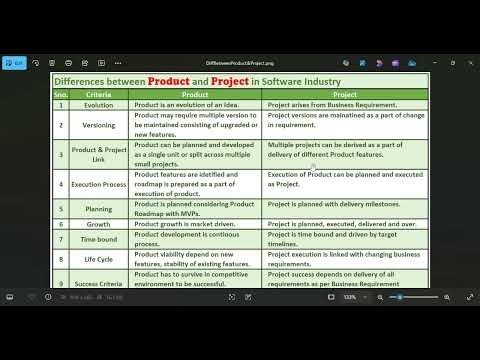 Product & Project In Software Industry