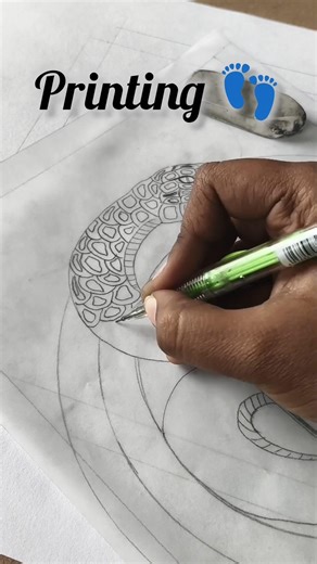 A Relaxing Art 🎨 Process Silk Screen Printing for Beginners#shorts #art🎨 #printmaking ##silkscreen