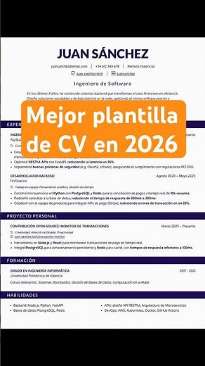 The best CV template for 2026: the Harvard model.