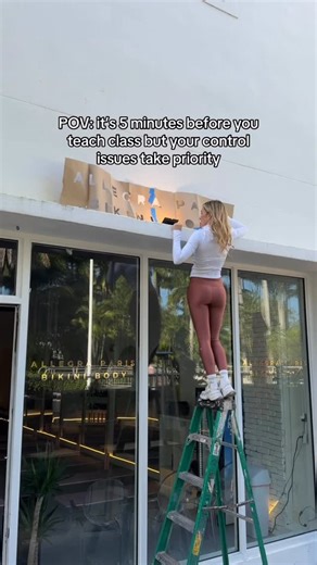 Allegra Paris on Instagram: "New sign loading hehe #fitnessinstructor #pilatesinstructor #businessowner"