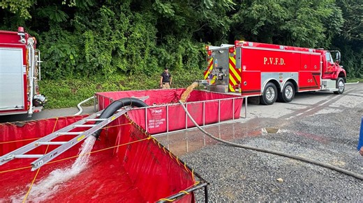 Cocke Co. crews respond to fire at highway department HQ in area containing 'dangerous explosives'