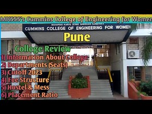 MKSSS's Cummins College of Engineering for Women(Pune) Review, Cutoff, Placement || #mhtcet2024 #wce
