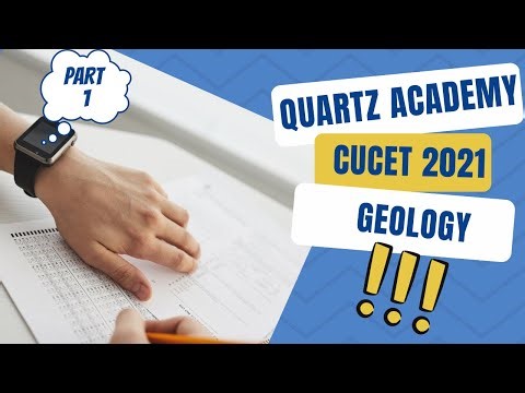 CUCET - 2021 Geology Complete Solution | Part 1