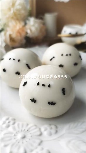 シマエナガのまんまるミルクプリン🕊️#簡単おやつ #幼児 #簡単レシピ #かわいい #100均