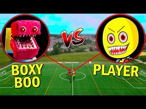 Drone Catches BOXY BOO vs PLAYER From PROJECT PLAYTIME!! *POPPY PLAYTIME IN REAL LIFE*