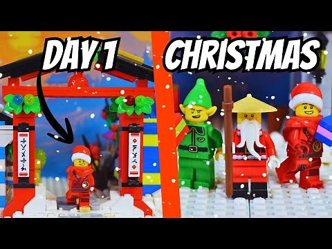 I Built My OWN LEGO Ninjago Advent Calendar! Part 1