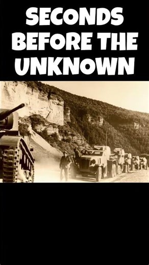 Seconds Before Battle – WWII Military Convoy
