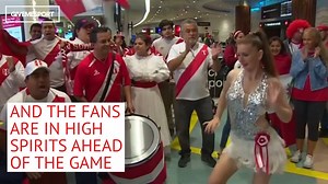 The Peruvian fans were in high spirits ahead of their FIFA World Cup playoff | GiveMeSport