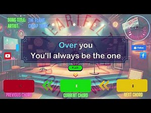 The Flame- Cheap Trick (Karaoke with Chords | Sing Along & Play)