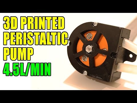 3d Printing PERISTALTIC PUMP BUILD [Part1/2]