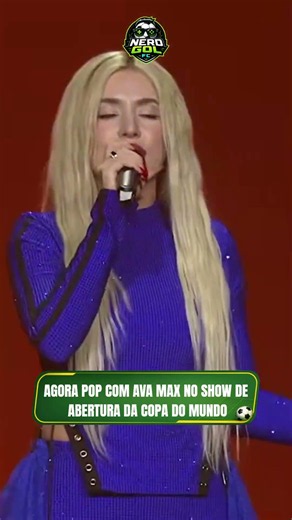 O SHOW DE ABERTURA DA COPA COM AVA MAX #avamax #worldcup2026 #futebol
