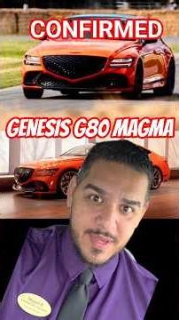 OFFICIAL: Genesis G80 MAGMA will be built, BUT... #genesis #genesisg80 #genesisg80magma #g80