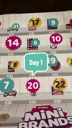 #mini #toys #adventcalendar #retrominibrands #minibrands