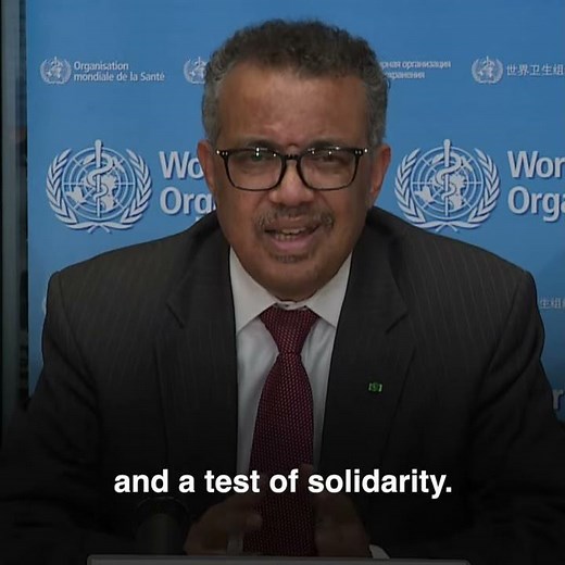WHO Director-General on human solidarity and the defining health crisis of our time - COVID-19