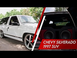 CAR AUDIO FABRICATION CHEVY SILVERADO 1997 SUV