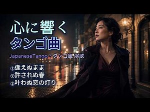【夜のタンゴ曲】「叶わぬ恋の灯り」外、タンゴ風演歌#Tango#昭和演歌#タンゴ#탱고/가사 있음