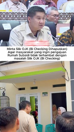 Rencana penghapusan slik ojk terus disuarakan oleh menteri PKP #maruararsirait agar rakyat memiliki kemudahan untuk punya rumah sendiri. Apa keuntungan apabila Slik dengan batas tertentu di hapuskan? menurut beberapa sumber, berikut adalah keuntungan dan kerugian jika slik ojk dihapuskan : Keuntungan 1. Serapan subsidi perumahan meningkat, target terpenuhi dan backlog kepemilikan rumah berkurang. Masyarakat yg blm punya rumah jadi punya rumah. 2. Dengan target tercapai, ekosistem di bidang perum