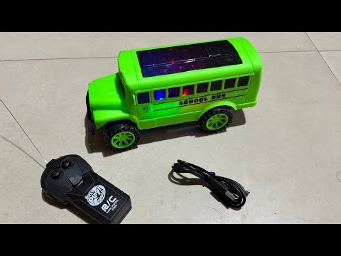 Rc Remote Control Bus Unboxing and Testing Video #bus #rcbus 