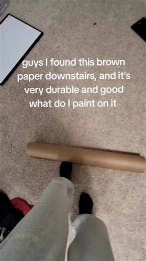 Creative Painting Ideas on Durable Brown Paper