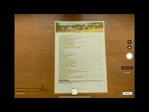 Mehrere A4 Seiten scannen - ein PDF erstellen